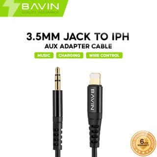 Bavin Lightning to 3.5mm Audio Adapter Cable