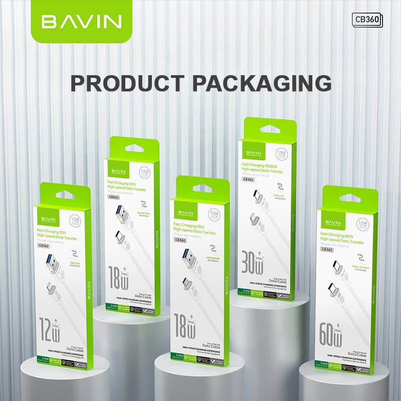 Bavin 60W Type-C to Type-C Fast Charging Cable