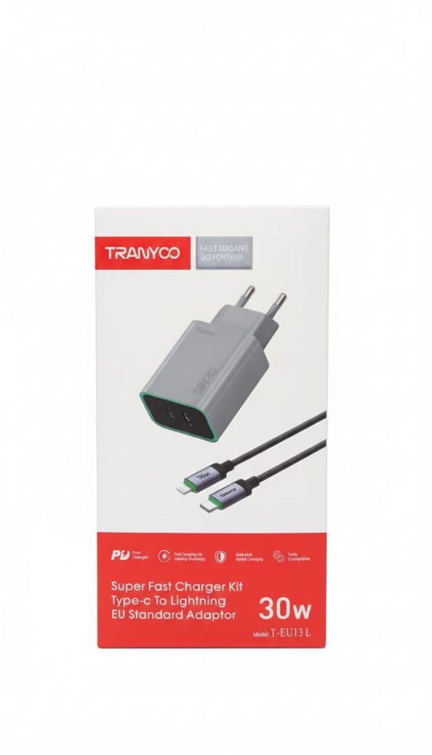 Tranyoo Charger 30W Type-C to Lightning
